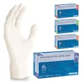 200x ARNOMED Einweghandschuhe Weiß, Einmalhandschuhe XL, Handschuhe Einweg, Gummihandschuhe puderfrei, latexfreie Nitrilhandschuhe in S, M, L & XL, Putzhandschuhe, Koch-/Küchen-Handschuhe