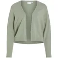 Vila Cardigan Kurzer Feinstrick Cardigan Weiche Strickjacke VIRIL VIRIL SHORT L/S KNIT CARDIGAN-NOOS grün XS (34)