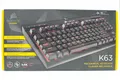 Corsair K63 Mechanische Gaming Tastatur Cherry MX red QWERTZ DE Layout Rote LED