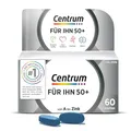 Multivitamin - Centrum Für Ihn 50+ – Hochwertiges Nahrungsergänzungsmittel mit Mikronährstoffen – Speziell für Männer ab 50 – Vitamine, Mineralstoffe, Spurenelemente – 1 x 60 Tabletten