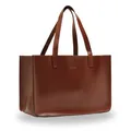 Gusti Leder Handtasche Damen Shopper Agatha – Große Handtaschen für Damen aus Büffelleder mit AirTag-Fach für Uni & Büro – Tote Bag als Schultertasche Damen mit viel Stauraum