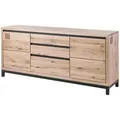 Sideboard Wildeiche 190x45x85 Bianco Geölt Villanders 251