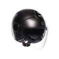 AGV - ETERES E2206, Motorrad Jet-Helmet, Unisex, Matt Asfalto Grey, S