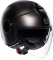AGV Motorradhelm Eteres Mono Jethelm, vorbereitet für Kommunikationssystem,integriertes Sonnenvisier