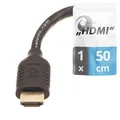HDMI Kabel kurz 50cm Ethernet UHD High Speed 4k 3D HD PS4 UHD ARC Switch TV PC