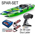 Traxxas TRX57046-4GRNR Catamaran DCB M41 Rennboot Brushless Grün SPAR-SET 2