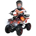 Actionbikes Motors Elektro Kinderquad Torino | 1000 Watt - 36 V - Pocket Quad bis 24 km/h - 3 Stufen - Kinder Elektroquad (Schwarz/Weiß/Rot Polo) - Bunt