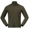 Bergans - Rabot Merino Fleece Midlayer Jacket - Merinojacke Gr L oliv/braun