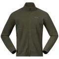 Bergans Herren Rabot Merino Fleecejacke - L - Dark Olive Green