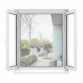 Apalus Fenster-Moskitonetz 130 x 150 cm/mit Klettverschluss/ 4 Stück