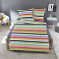Traumschlaf Feinbiber Bettwäsche Rainbow 200x200 cm + 2x 80x80 cm