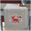 Vervaco Kreativset Vervaco Bedruckter Tischläufer "Norwegischer Winter", (embroidery kit by Marussia)