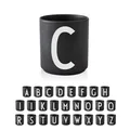 Tasse Personalisiert AZ | Kaffeebecher Porzellan | Kaffeetassen Buchstaben | ...