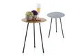Amagohome Beistelltisch Beistelltisch Metall Dekotisch Hilton ø 35 x H 45 cm rund Aluminium mi