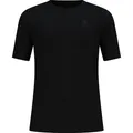 Odlo Herren Merino 200 Crew Neck T-Shirt (Größe XL, schwarz)