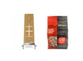Grillfürst Flammlachs Starter-Set Flammlachsbrett und Steakhouse Grillkohle 5kg