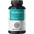 NATURE LOVE® Hyaluron Kapseln mit Zink - Hochdosiert mit 500mg - für Haut, Haare & Nägel