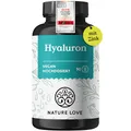 NATURE LOVE® Hyaluron Kapseln mit Zink - Hochdosiert mit 500mg - für Haut, Haare & Nägel - 90 Hyaluronsäure Kapseln - Vegan, Laborgeprüft, ohne unerwünschte Zusätze & in Deutschland produziert