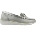 Waldläufer Hinata silber argento H Damen Slipper in Metallic, Größe 6.5 - 40