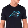 New Era Carolina Panthers NFL Team Logo Schwarz T-Shirt - S