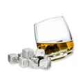 Sagaform Club Whiskey Steinset Mit 9 - Recyceltem Granit Getränkekühlstein