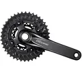SHIMANO Kurbelgarnitur DEORE MTB FC-M6000 3x10, 170 mm, 40-30-22 Z., Schwarz, ni