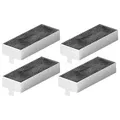 CleanAir Aktivkohlefilter geeignet für Siemens 17004796 / HZ9VRCR0 (4st.) - Silber/Schwarz