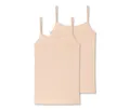 2 Schiesser Tops - Damen - Gr. 44 - braun