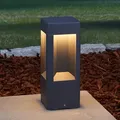 Außenleuchte Lucande, ANNIKA, Schwarz, für Terrasse, Metall, Modern - 12 - 30.5