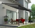 Palram - Canopia Terrassendach "Feria Alu Terrassenüberdachung", grau, B/H/T: 425cm x 305cm x 380cm