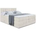 Altdecor Boxspringbett, Creme, Holzwerkstoff, Höhe ca. 20 cm, 200x200 cm, Schlafzimmer, Betten, Boxspringbetten
