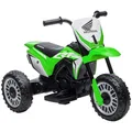 HOMCOM Elektro Kindermotorrad Elektromotorrad mit Hupe, Startup-Musik, Kinder Elektro Motorrad für Kinder von 1,5-3 Jahren Grün