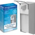 ARNOMED Desinfektionsmittelspender, Aluminium 521-S-1000 , Füllvolumen: 1 Liter, mit kurzem Hebel