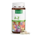Sanct Bernhard A-Z-Kapseln mit Folsäure, Niacin, Biotin, Magnesium, Eisen, Kalium, Selen 150 Kapseln