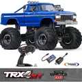 TRAXXAS # TRX98044-1-BLU TRX-4MT Ford F150 4x4 blau 1/18 RTR +Akku +USB Lader