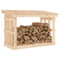 vidaXL Kaminholzregal 108x64,5x77 cm Massivholz Kiefer