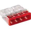 Verbindungsklemmen 2273-204, 100 Stück, rot, 4-Leiter-Klemmen