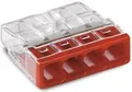 Enzo WAGO Lasklem 4x0,5-2,5mm trans\rood ds100 4047225