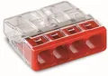 WAGO COMPACT-Verbindungsdosenklemmen Serie 2273-204, 0.5 - 2.5mm², bis 4 Pole