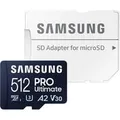 PRO Ultimate microSD 512 GB, Speicherkarte dunkelblau, UHS-I U1, Class 10, V10, A1