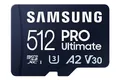 Samsung PRO Ultimate microSD-Karte + SD-Adapter, 512 GB, Für Smartphones, Drohne und Action-Cam , UHS-I U3, 200 MB/s Lesen, 130 MB/s Schreiben,‎ MB-MY512SA/WW