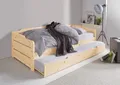 Daybett OTTO HOME "REETE " Kinderbett, mit Schubkasten, 2 Schlafplätze", beige (kiefer massiv, unbehandelt), B:97cm L:205cm, Daybetten, Daybett, FSC zertifiziertes Massivholz (Kiefer), klassischer Landhausstil