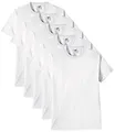 Fruit of the Loom Herren Regular Fit T-Shirt Heavy Cotton Tee Shirt 5 pack, Weiß (White), XL