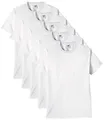 Herren Regular Fit TShirt Heavy Cotton Tee Shirt 5 pack, Weiß White, XL