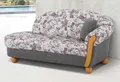 Ottomane HOME AFFAIRE "Milano, bequemes solitär Sofa im Landhaus-Stil, B/T/H 181/79/83cm", lila (hellgrau, flieder geblümt), B:181cm H:83cm T:79cm