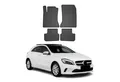 OMAC Auto-Fußmatten für Mercedes A Klasse W176 2012-2018 Schwarz 4 tlg (4 St), für Mercedes A Klasse W176 2012-2018 Mercedes A Klasse W176 2012-2018, Antirutsch,Wasserfest,Einfache Installation