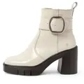 Art für Damen. 1197911ZZ003_020 1979 Beige Lederstiefeletten (40), 8 bis 10 cm, Reißverschluss, Lässig