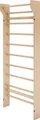 GORILLA SPORTS® Sprossenwand - 195 x 80 x 14cm cm, bis 100 kg Belastbar, mit 10 Sprossen, zur Wandmontage, aus Holz - Klettergerüst, Kletterwand, Fitness Turnwand, Schwedische Leiter