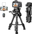 JOILCAN Mini Stativ 63,5 cm Kamera Cannon/Sony/DSLR Leicht Tischstativ Dreibein