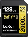 Lexar Professional 2000x SD Karte 128GB, SDXC UHS-II Speicherkarte ohne